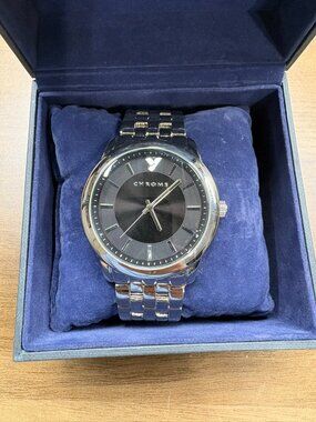 Chrome Stainless Steel Watch